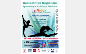 COMPETITION UFOLEP GAF  6/7 AVRIL 2013